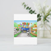 41. rijden briefkaart (Staand voorkant)