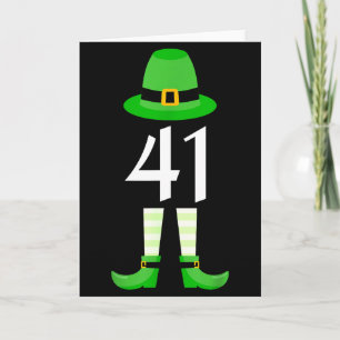 41 St. Patrick's Day Four One Kids Grappige Leprec Kaart
