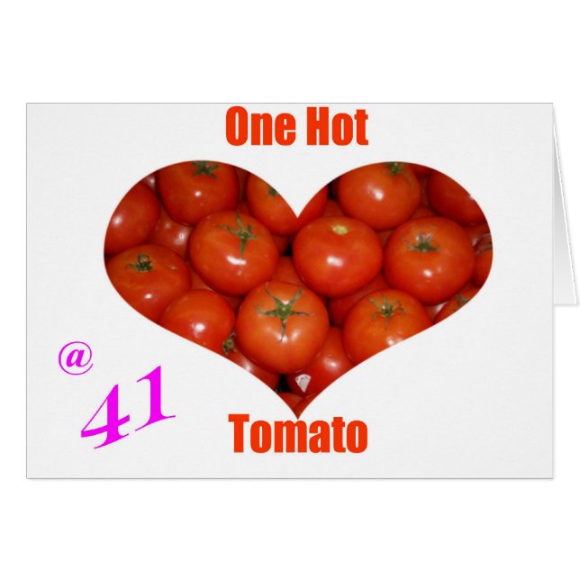 41 Une tomate chaude (Devant horizontal)