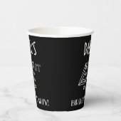 41e verjaardag: Art Deco Style + aangepaste naam Papieren Bekers (Links)