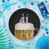 41e verjaardag bier op zwart Bord (Feest)