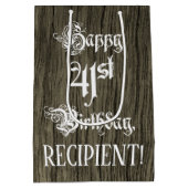 41e verjaardag: Fancy, Faux Hood Kijk + Aangepaste Medium Cadeauzakje (Achterkant)