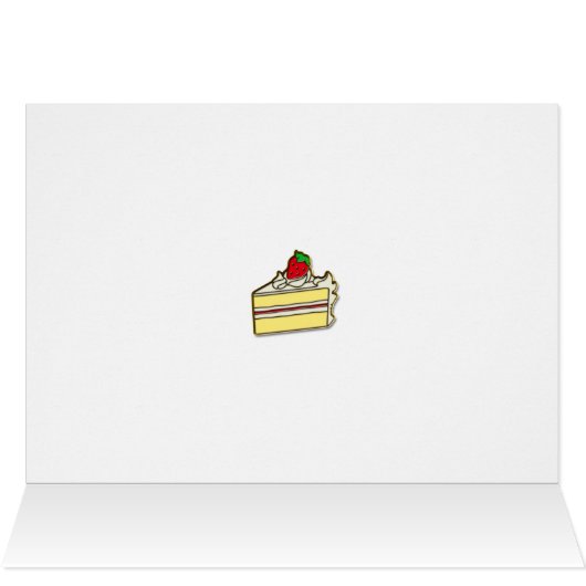 41e verjaardag met cupcake, kaarsen en vorkheftruc (Binnen Horizontaal (Boven))