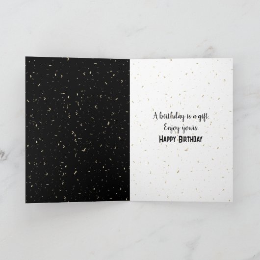 41e Verjaardag Sparklers met Beer Mok Kaart (Binnen)