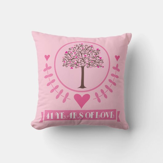 41ste Jubileum Sierkussen Liefde-boom (Voorkant)