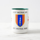 41STE SIGNAAL BATTALION 1STE SIGNAAL BRIGADE TWEEKLEURIGE KOFFIEMOK (Center)