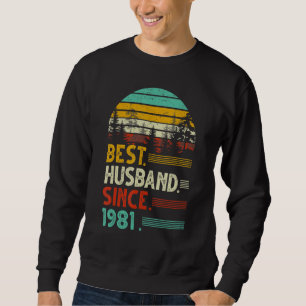 41ste weddenschap Jubileum Funny Best Husband Sind Trui