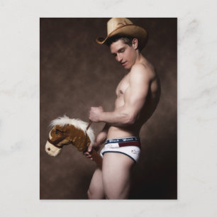42067a Cowboy Briefkaart