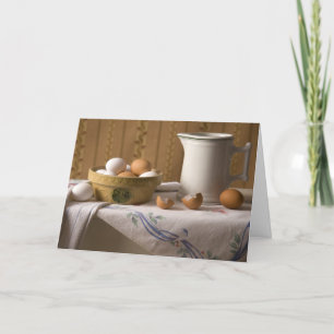 4211 Oeufs et Pitcher Carte d'anniversaire