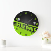 426 Hemi Design Clock green Grote Klok (Huis)