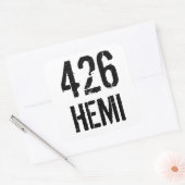 426 HEMI VIERKANTE STICKER (Envelop)
