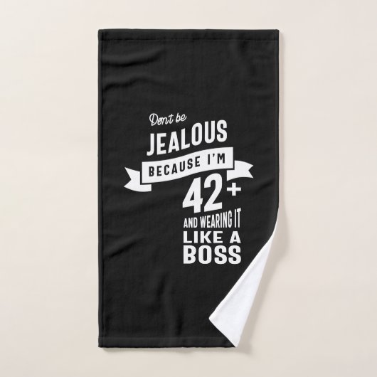 42 Ans - 42e Anniversaire Drôle Cadeau (Serviette à main)