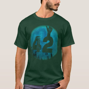 42 Antwoord op het leven in universum en alles T-shirt