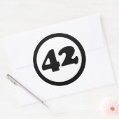 42 autocollant (Enveloppe)