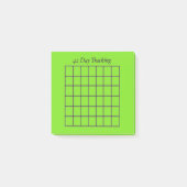 42 dagen Tracker Groene Sticky Notes (Voorkant)