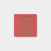 42 Day Tracking Sticky Note (Voorkant)