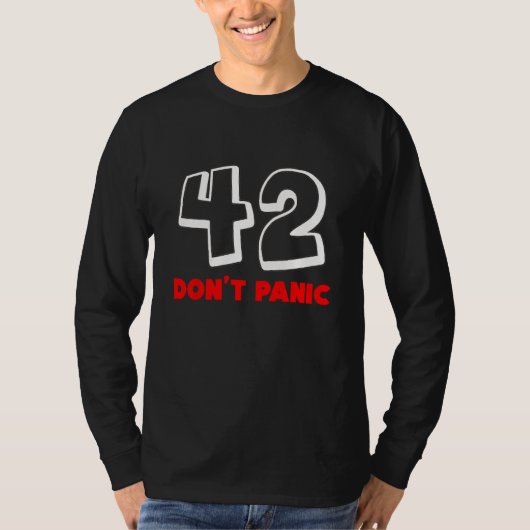42 Don t Panic T-shirt (Voorkant)
