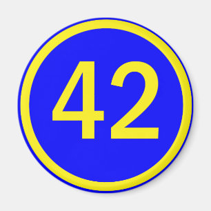 42 in een cirkel magneet