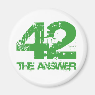 42 is het Antwoord Magnet Magneet