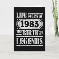 42 jaar oud 1983 Geboorte van de legende 42e verja