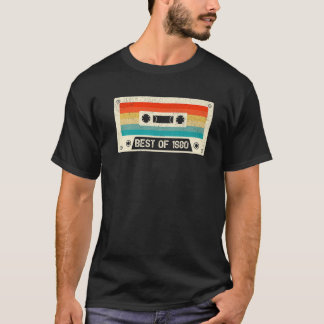 42 jaar oud Cassettebandje beste van 1980 42T T-shirt