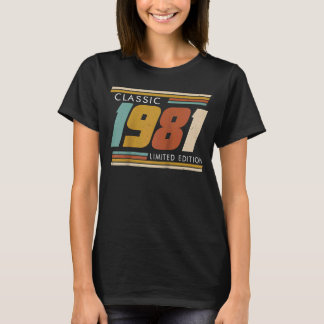 42 jaar oud Klassiek 1981 42th Birthday Raglan Ba T-shirt