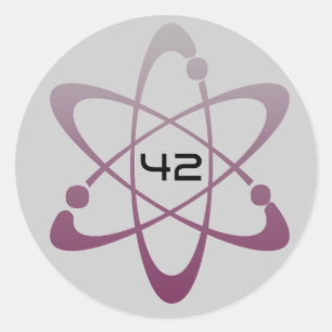 42 RONDE STICKER
