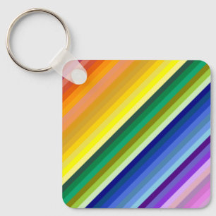 42 Strepen Rainbow Spectrum Sleutelhanger