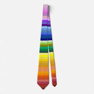 42 Strepen Rainbow Spectrum Stropdas