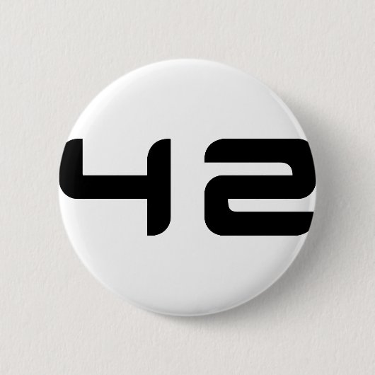 42-toets ronde button 5,7 cm (Voorkant)