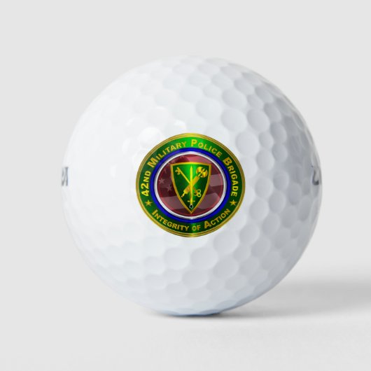 42e brigade van de militaire politie golfballen (Voorkant)