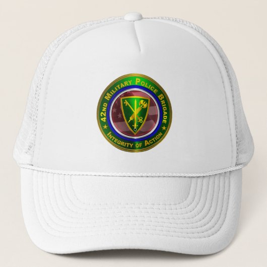 42e brigade van de militaire politie trucker pet (Voorkant)