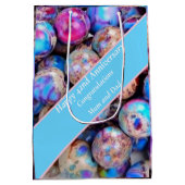 42e bruiloft Jubileum Imperial Jasper Medium Cadeauzakje (Achterkant)