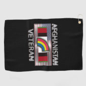 42e infanteriedivisie Afghanistan Veteraan Golfhanddoek (Horizontaal)