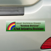 42e infanteriedivisie bumpersticker (Op auto)