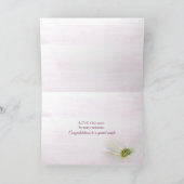 42e Jubileum Ribbon Heart Kaart (Binnen)