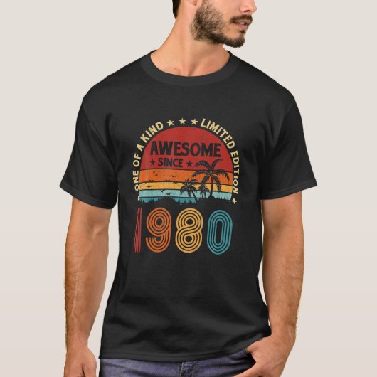 42e verjaardag 42 jaar oud als Geweldige venijn T-shirt (Voorkant)