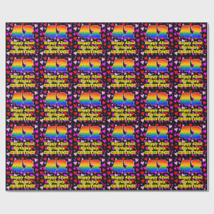 42e verjaardag: Het liefhebbende Kunstpatroon, Reg Cadeaupapier