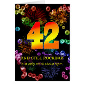 42e verjaardag nog steeds springend (Voorkant)