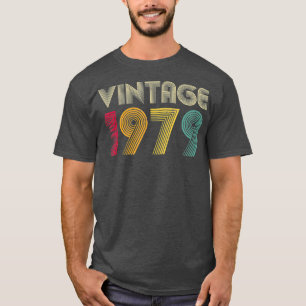 42e verjaardag Vintage 1979 Mannen Vrouwen Mam T-shirt