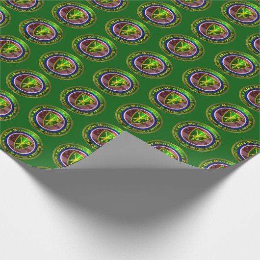 42nd MP Military Police Brigade Cadeaupapier (Hoek)