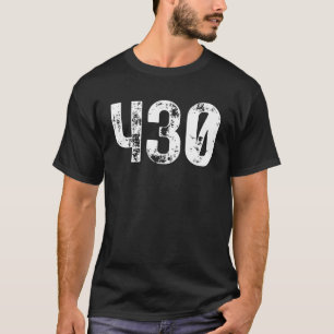 430 Area Code Tyler TX Mobile Telephone Area Code T-shirt
