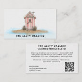 *~* 43 AP13 REALATOR Beach Rentals B&B Inn Visitekaartje (Voorkant / Achterkant)