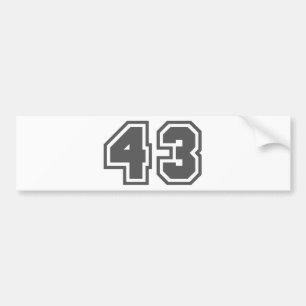 43 BUMPERSTICKER