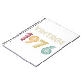 43 jaar 43e verjaardag 1976 notitieboek (Linkerzijde)