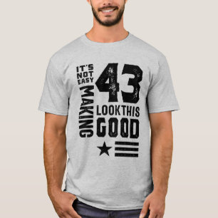 43 jaar oude 43e verjaardag Funny Gift T-shirt