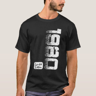 43 jaar oude Limited Edition 1980 43th Birthday T-shirt