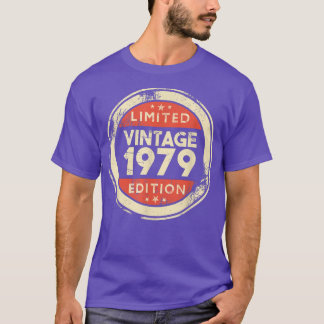 43 Year Old Gifts Vintage 1979 Limited Edition 43r T-shirt