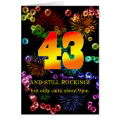 43e anniversaire toujours en foulée (Devant)