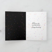 43e bruiloft Jubileum Champagne Toast Kaart (Binnen)